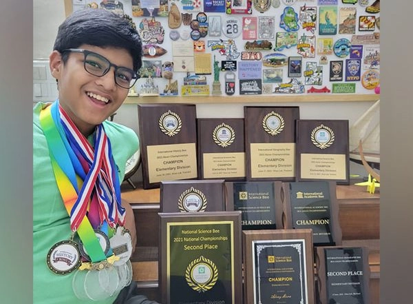 India News | 11-year-old Indian Student Bags Top Honours in International Academic Championship