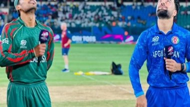 Sports News | T20 WC: Afghanistan Win Toss, Decide to Bat Against Bangladesh