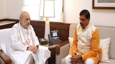 India News | MP CM Mohan Yadav Meets Union Home Minister Amit Shah in New Delhi