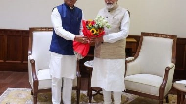 India News | Chhattisgarh CM Meets PM Modi, Discusses Vision Document and Anti-Maoist Operations