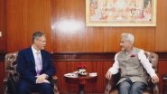 World News | Chinese Envoy Xu Feihong Calls on External Affairs Minister S Jaishankar in Delhi