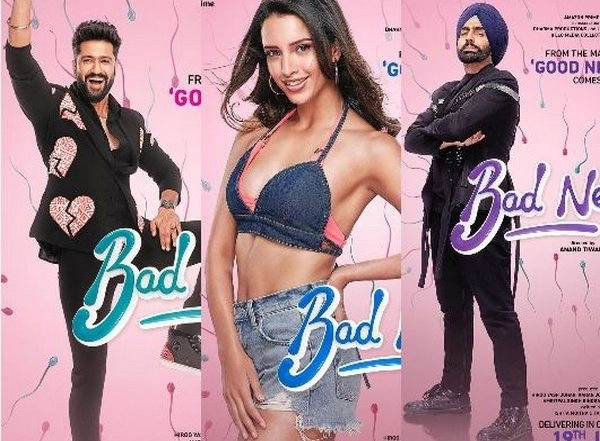 Entertainment News | Vicky Kaushal, Triptii Dimri, Ammy Virk's 'Bad Newz' Trailer to Be out on This Date