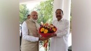 India News | PM Modi Calls on Former VP M Venkaiah Naidu in Delhi