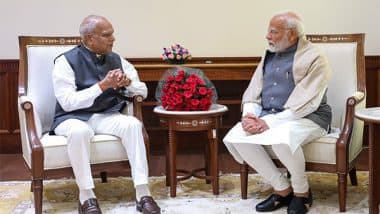 India News | Punjab Guv Banwarilal Purohit Calls on PM Modi in Delhi