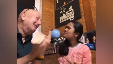 Entertainment News | Anupam Kher Drops Fun Reel with Satish Kaushik's Daughter Vanshika