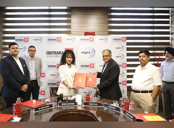 Business News | Chitkara University Partners with Wipro Limited to Establish Centre of Excellence for Enhanced Industry Training and Employability