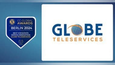 Business News | Globe Teleservices Wins Best Voice/Data Service Innovation Award at CC - Global Awards 2024, Berlin