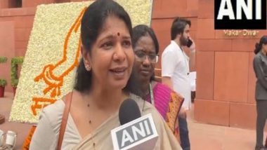 India News | Kanimozhi Moves Adjournment Motion for Discussion on Irregularities in NEET Exam