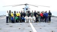 India News | Indian Navy Bids Farewell to UH-3H Helicopter at INS Dega in Visakhapatnam