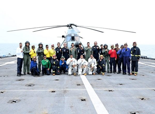 India News | Indian Navy Bids Farewell to UH-3H Helicopter at INS Dega in Visakhapatnam