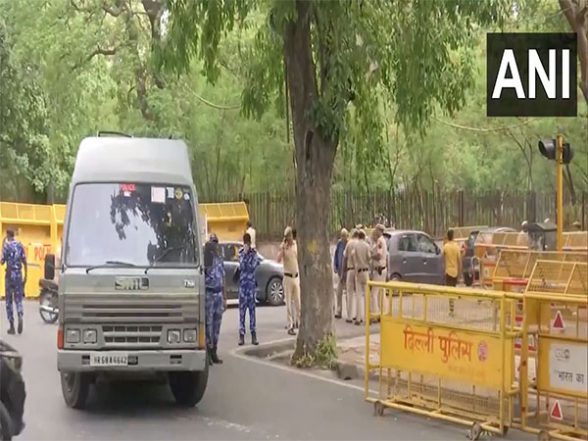 India News | Delhi: Security Heightened Outside AAP Headquarters Ahead ...