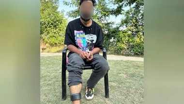 India News | J&K: Budgam Police Affixes GPS Tracking Anklet Device on Individual Accused of Aiding Militants