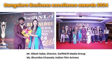 Business News | Bangalore Business Excellence Awards 2024 Celebrates Innovation and Achievement