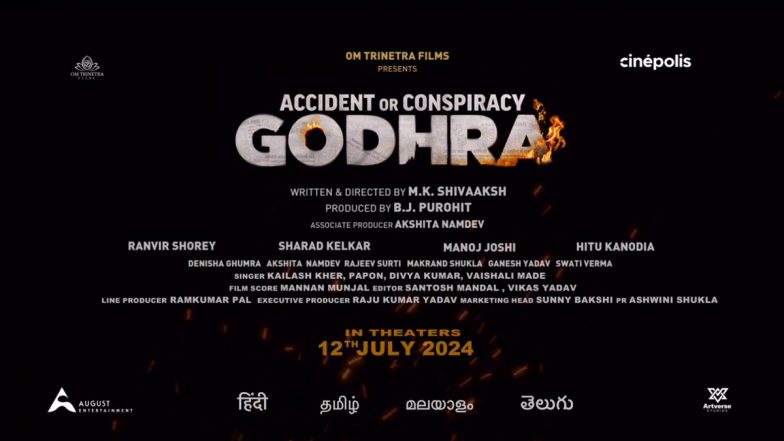 Accident or Conspiracy–Godhra: Sharad Kelkar Voices Film on 2002 Gujarat Riots; Ranvir Shorey-Starrer Set to Release on July 12 (Watch Video)