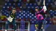 Australia Beat Scotland By Five Wickets in ICC T20 World Cup 2024; Aussies End Scots&rsquo; Super Eight Hopes, England Qualify From Group B
