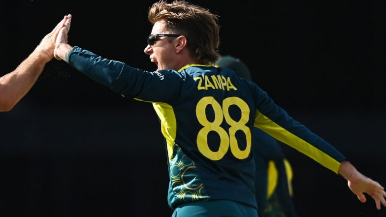 Adam Zampa Completes 100 T20I Wickets During AUS vs NAM ICC Men’s T20 World Cup 2024 Match, Becomes First Australian To Achieve Feat