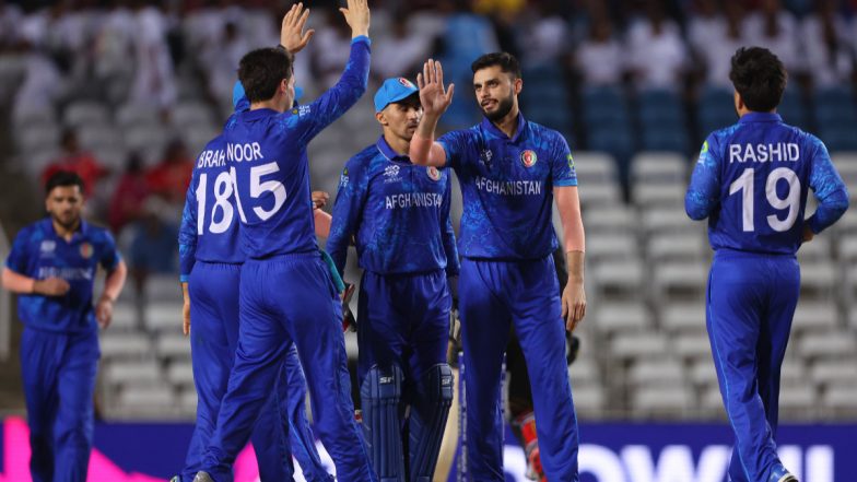 How to Watch WI vs AFG ICC T20 World Cup 2024 Free Live Streaming Online? Get Telecast Details of West Indies vs Afghanistan Twenty20 Cricket Match on TV with Time in IST