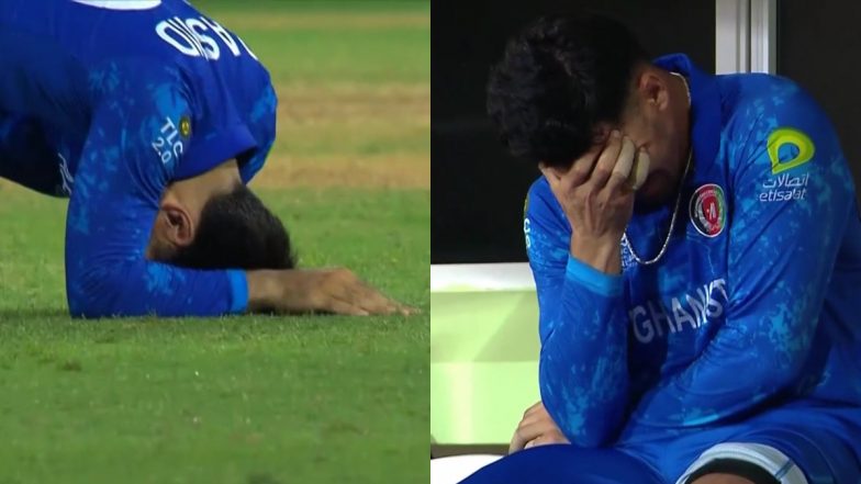 Emotional Afghanistan Players in Tears After They Create History to Qualify for Semi-Final of T20 World Cup 2024 With Win Over Bangladesh