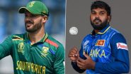 SL 32/4 in 8.3 Overs | Sri Lanka vs South Africa Live Score Updates of ICC T20 World Cup 2024: Keshav Maharaj Rattles Batting Side With Consecutive Wickets