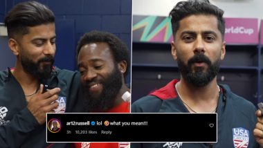 Aaron Jones and Ali Khan Recreate BPL Journalist's Famous ‘Final Match You Perform’ Interview As USA Enter T20 World Cup 2024 Super Eight, Andre Russell Reacts! (Watch Video)