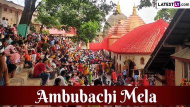 Ambubachi Mela 2024 Date and Start Time: Know the Significance of Assam's Annual Hindu Mela Held at Kamakhya Temple in Guwahati