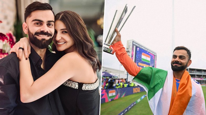 Anushka Sharma Showers Love on Hubby Virat Kohli As Team India Wins Against South Africa in T20 World Cup!