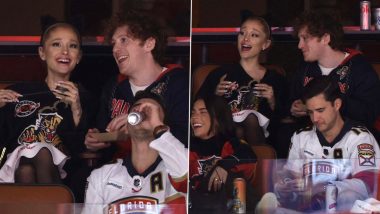 Ariana Grande and Ethan Slater Enjoy Romantic Date Night at Stanley Cup Final (View Pics)