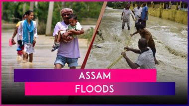 Assam Floods: 1.5 Lakh People in Karimganj Affected After 225 Villages Submerge Due to Heavy Rains; 40 Relief Camps Set Up