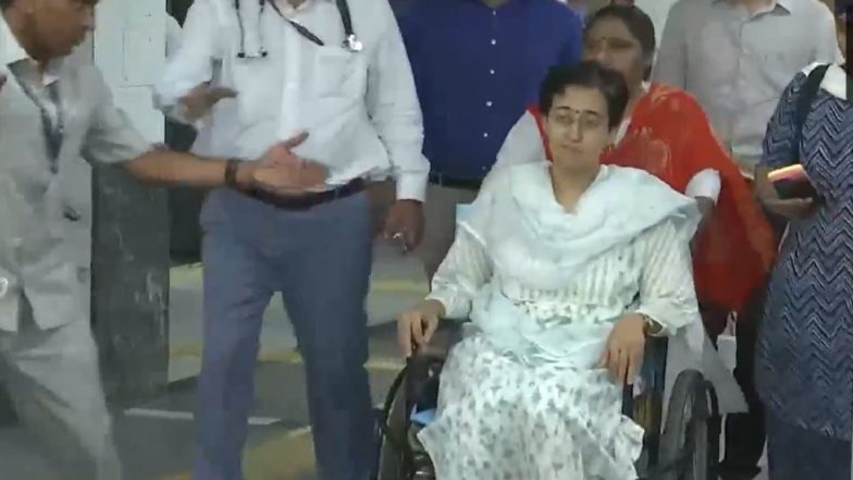 Atishi, Delhi Water Minister and AAP Leader, Discharged From Lok Nayak Hospital (Watch Video)