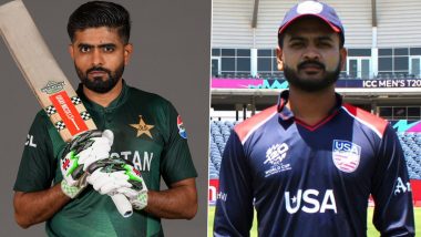 PAK 13–1 in 2 Overs | Pakistan vs USA Live Score Updates of ICC T20 World Cup 2024: Saurabh Netravalkar Dismisses Mohammad Rizwan