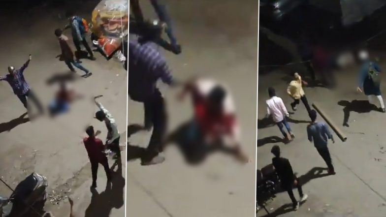 Murder Caught on Camera in Hyderabad: Man Chased, Thrashed and Stabbed to Death on Busy Road; Disturbing CCTV Video Surfaces