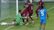 Qatar Defeat India 2&ndash;1 in FIFA World Cup 2026 Qualifiers; Yousef Aymen&rsquo;s Controversial Goal, Ahmed Al-Rawi's Strike Help Asian Champions End Blue Tigers&rsquo; World Cup Hopes (Watch Video Highlights)