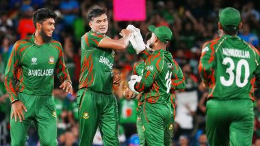 Bangladesh Beat Sri Lanka by Two Wickets in ICC T20 World Cup 2024; Rishad Hossain, Towhid Hridoy Shine As the Tigers Start Campaign with a Nail biting Win