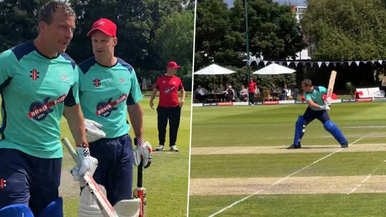 'Man vs Wild' Famed Adventurer Bear Grylls Plays Cricket In Exhibition Match Organised By Ruth Strauss Foundation, Video Goes Viral