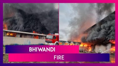 Bhiwandi Fire: Massive Blaze Breaks Out At A Factory In Thane, No Casualties Reported