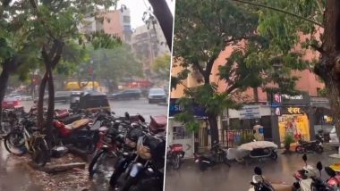 Mumbai Rains: Heavy Rainfall Lashes Maximum City, Thane and Palghar; Netizens Share Photos and Videos As #MumbaiRains Trends on X