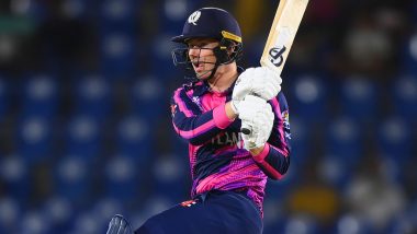 Brandon McMullen Scores Fastest Fifty by a Scottish Player in T20 World Cup, Achieves Feat During AUS vs SCO T20WC 2024 Match