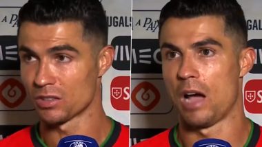 Cristiano Ronaldo Says, ‘I Am 100 Percent Professional’ During a Post-match Interview After Portugal vs Ireland International Friendly 2024 (Watch Video)