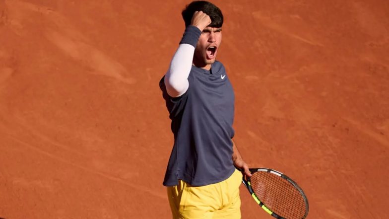 Carlos Alcaraz Wins French Open 2024 Men's Singles Title, Defeats Alexander Zverev in Final to Becomes Youngest Man in History to Win Grand Slam on All Three Surfaces