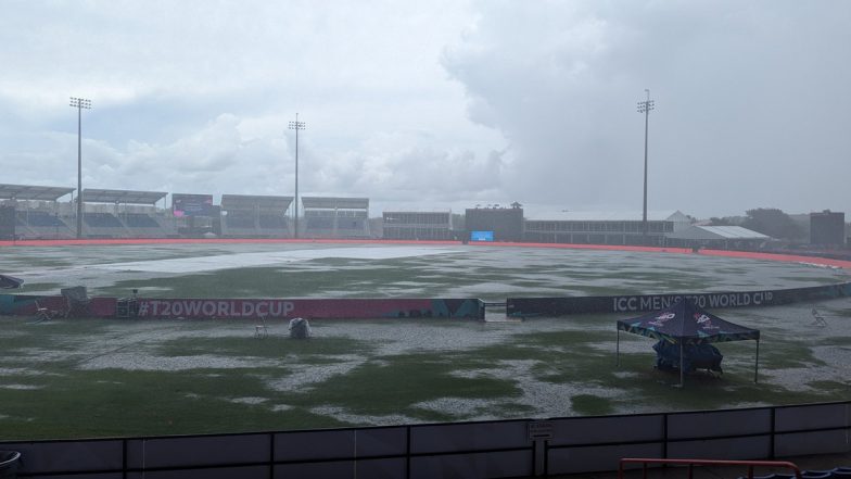 Lauderhill, Florida Weather: Rain and Wet Outfield Leads to Abandonment of India vs Canada T20 World Cup Match