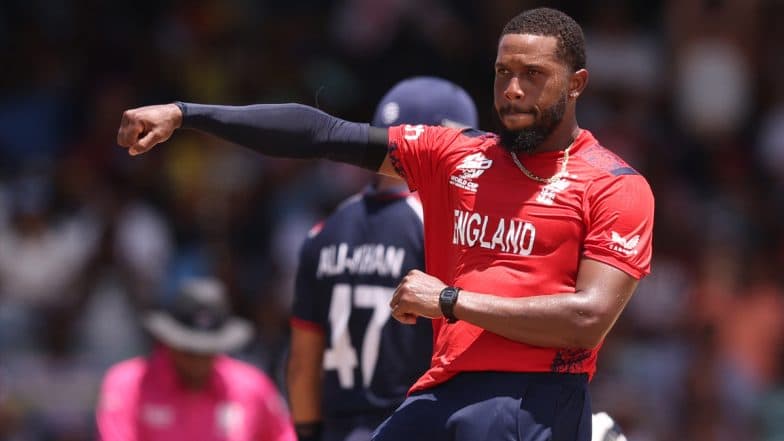 Chris Jordan Becomes First England Cricketer to Take A Hat-Trick in T20 World Cups, Achieves Feat During USA vs ENG T20 WC 2024 Super 8 Match