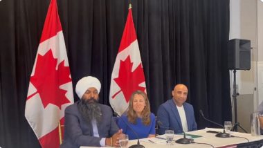 Canada Honours Hardeep Singh Nijjar: Canadian Deputy PM Chrystia Freeland Stumbles Over Question on Tribute to Khalistani Separatist (Watch Video)