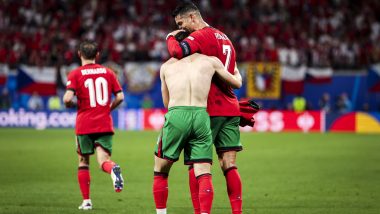 Cristiano Ronaldo Reacts As Portugal Beat Czech Republic 2–1 in Opening Match of UEFA Euro 2024, Says ‘Until the End’ (View Post)