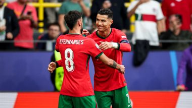 Cristiano Ronaldo Reacts After Portugal Defeat Turkey 3–0 in UEFA Euro 2024 To Qualify for Round of 16, Writes ‘Proud of This Team’ (See Post)