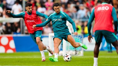 Portugal vs Czech Republic, UEFA Euro 2024 Live Streaming and Match Time in IST: How to Watch Free Live Telecast of POR vs CZE on TV and Online Stream Details of Football Match in India?