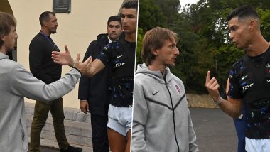 Cristiano Ronaldo Meets Luka Modric Ahead of Portugal vs Croatia International Friendly 2024 (View Pics)