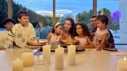 Cristiano Ronaldo Spends Quality Time with Family on Son Mateo and Daughter Eva&rsquo;s Seventh Birthday Ahead of UEFA Euro 2024, Says &lsquo;Family First&rsquo; (View Pic)