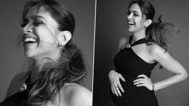 Deepika Padukone Aces Maternity Style in Chic Black Bodycon Dress for Kalki 2898 AD Promotional Event (View Pictures)