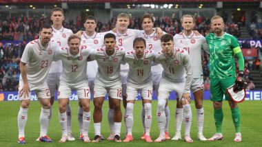 How To Watch DEN vs SRB UEFA Euro 2024 Free Live Streaming Online in India? Get Free Live Telecast of Denmark vs Serbia Football Match Score Updates on TV