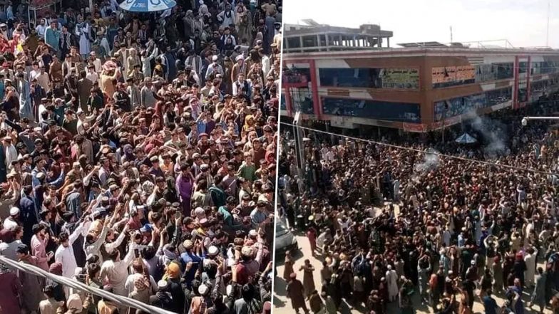 Fans in Khost Gather in Large Numbers To Celebrate Afghanistan’s Historic Victory Over Australia in ICC T20 World Cup 2024 (See Pics and Video)